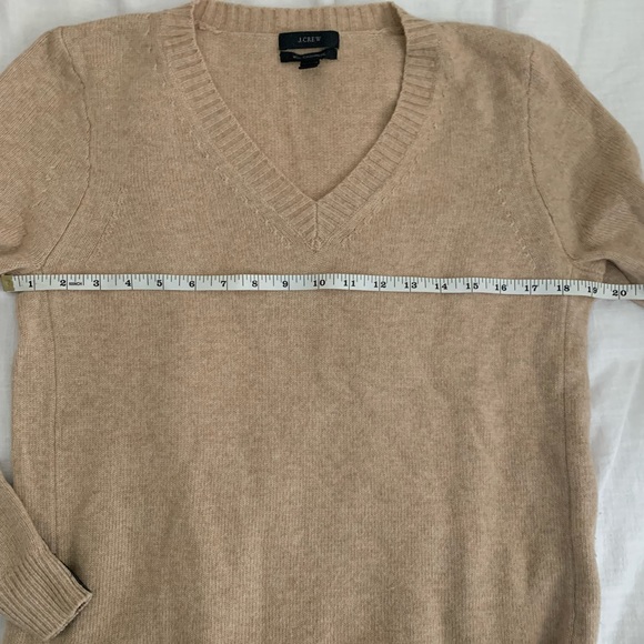 J Crew Sweater with Leather Elbows - Picture 3 of 4